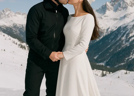 Hochzeit auf der Skipiste