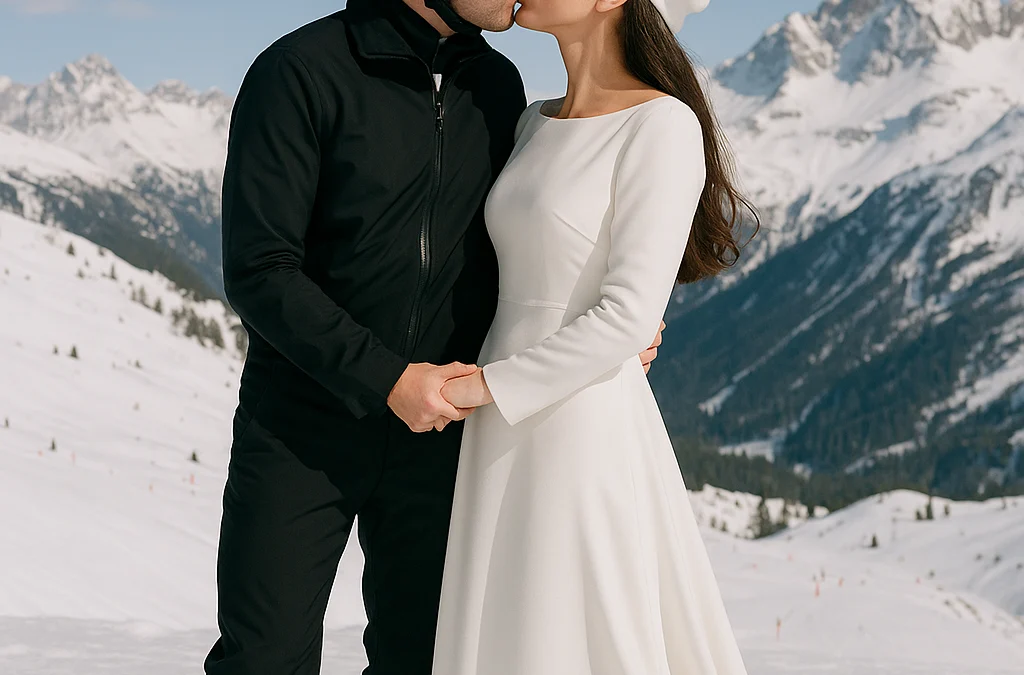 Hochzeit auf der Skipiste